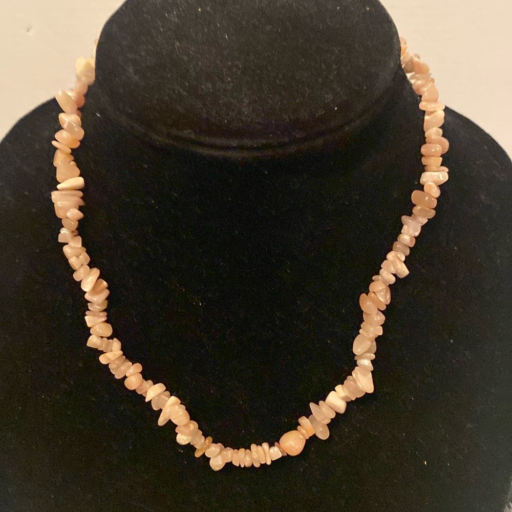Vintage Strawberry Quartz Gemstone Bead Chips